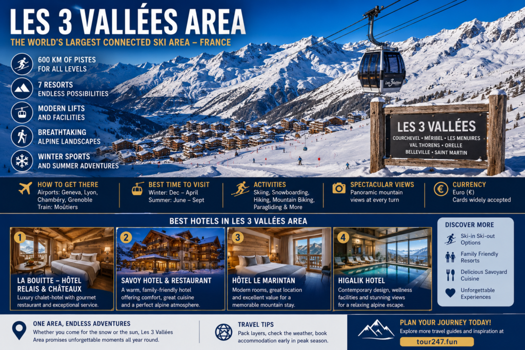 Les 3 Vallées Area